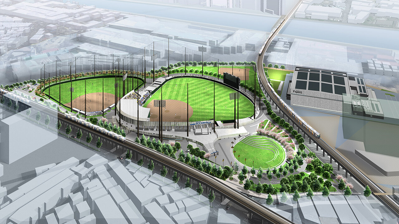 2025年3月開業 阪神タイガースファーム本拠地ゼロカーボンベースボール