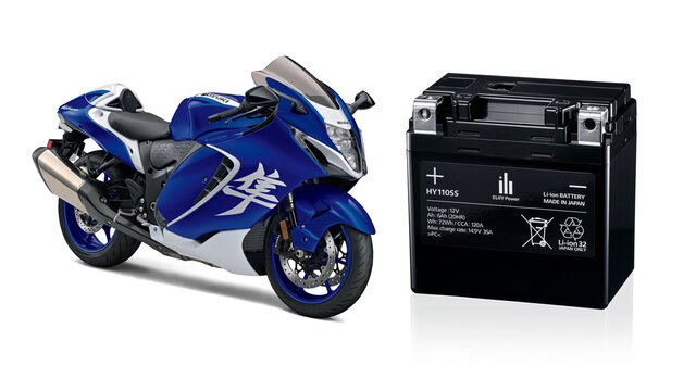 新品未開封　エリーパワー　バッテリー　HY110 リチウム　アフリカツインなど Webike | ELIIY Power エリーパワー リチウムイオンバッテリー【HY110